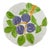1980s Rare Shafford "Fruit Du Jour" Majolica-Style Hand-Painted Ceramic Plates - Set of 9 For Sale - Image 11 of 18