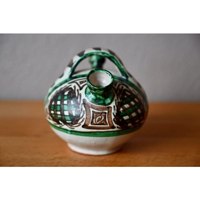 Ceramic Glazed Terracotta Pitcher from Domingo Punter, Spain, 1960s For Sale - Image 7 of 9