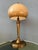 Vintage Mushroom Table Lamp with Brass Base For Sale - Image 6 of 11