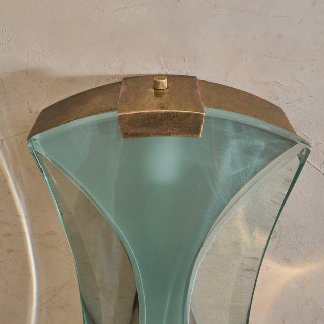 Metal Pair of Italian ‘Model 2225’ Sconces by Max Ingrand for Fontana Arte, 1960s For Sale - Image 7 of 10