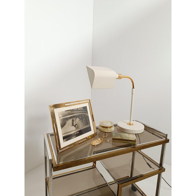 we offer for sale a table lamp made in Italy by the historic lighting company " Fabbian " that has been producing stunning...