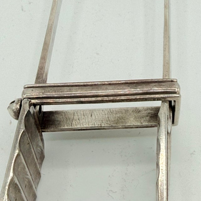 Early 20th Century Antique French Silver Plate Asparagus Tongs Attributed to Christofle, Circa 1900 For Sale - Image 5 of 9