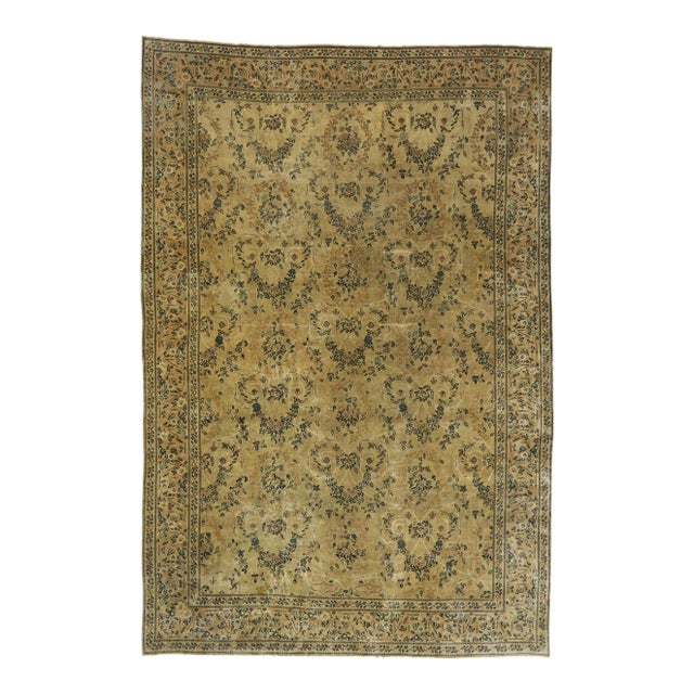 Oversized Antique Indian Mogul Rug - 12'07 X 18'10 For Sale