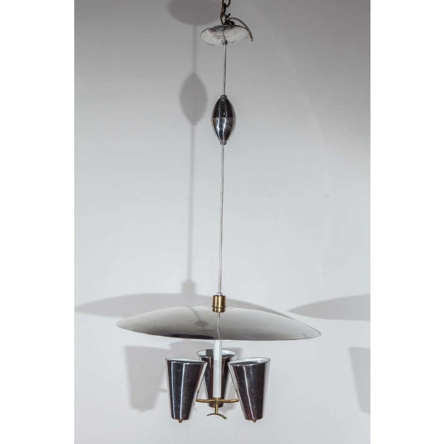 1950s Mid-Century Aluminum Pendant by Lightolier For Sale - Image 10 of 10