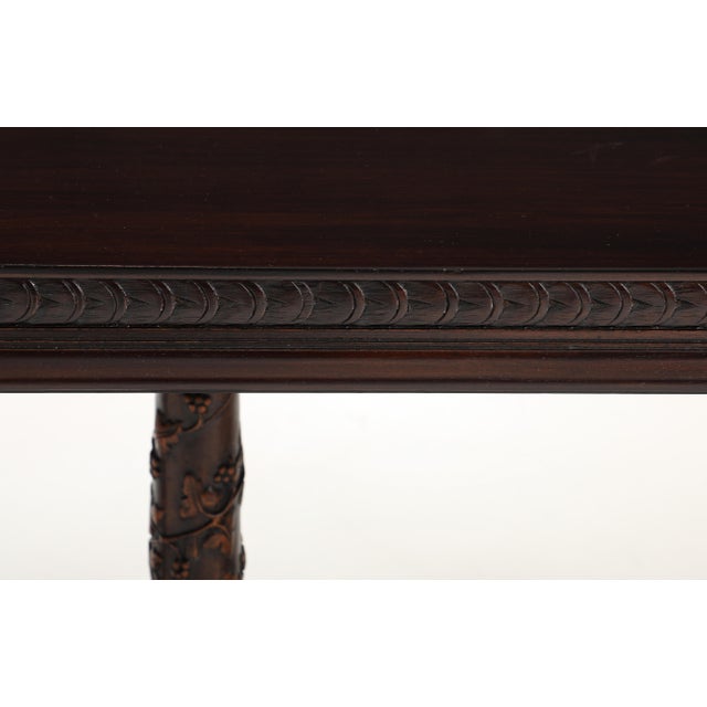 1920's French Walnut Dining Table Or Conference Table For Sale - Image 10 of 12