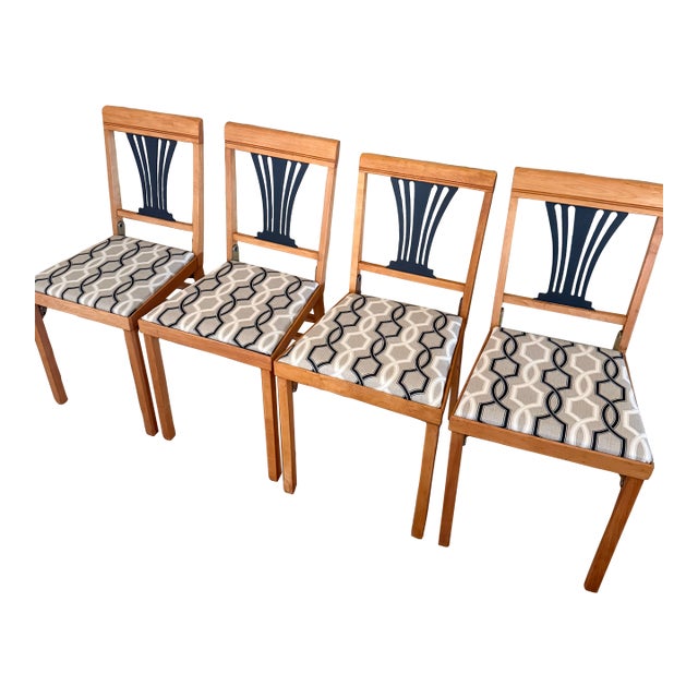 1960s Mid Century Modern Leg O Matic Folding Chairs For Sale