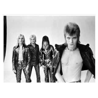 Mick Rock, David Bowie with the Spiders, 1973, Estate Photograph Print For Sale