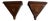 Pair of Vintage Italian Wall Bracket Shelves With Hand Painted Gold Decoration — Neoclassical Carved Wood Corbels, Maker's Mark, Mid-Century Italian For Sale