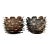 Vintage Alexander Lamont Patinated Bronze Bread Apples - A Pair For Sale