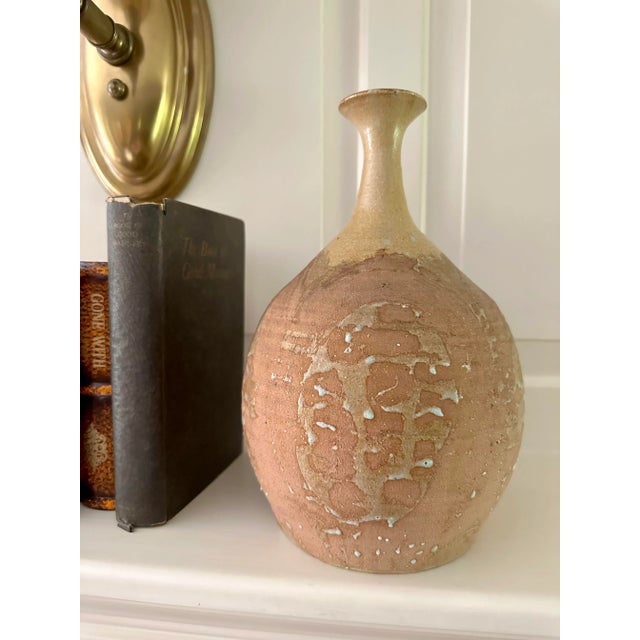 Late 20th Century Late 20th Century Studio Art Pottery Vessel Signed For Sale - Image 5 of 13