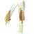 Contemporary 1990s Tiffany & Co Estate Leaf Earrings Clip-on 14k Gold Plated, 2 Pieces For Sale - Image 3 of 9
