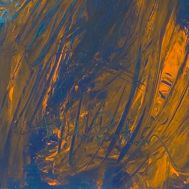 Figurative Hot and Cold Blues - Virginia Cohn Parkum, C. Unknown For Sale - Image 3 of 8