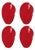 Lobster Claw Cocktail Napkins - Set of 4 For Sale