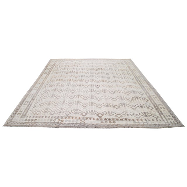 It's a Contemporary Afghan Navajo Flatweave Wool.