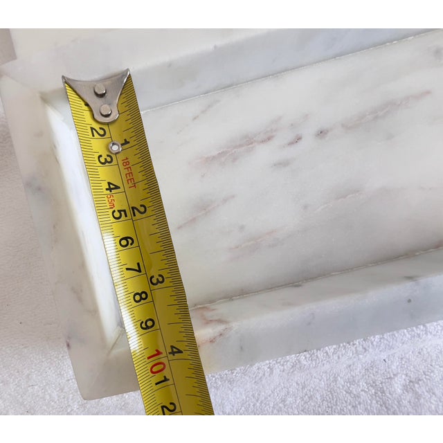 Contemporary White Marble Alabaster Oblong Box For Sale - Image 4 of 10