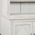 Wood 19th Century Swedish Gray Painted Pine Bookcase Display Cabinet For Sale - Image 7 of 10