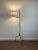 Black 1940s Wrought Iron Swing Arm Floor Lamp With Scroll Detailing For Sale - Image 8 of 16