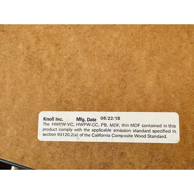 Knoll "Reff Profiles" Bar Table – Walnut & Steel, – Made in Canada For Sale - Image 17 of 18