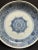 Blue Chinese Art Late 19th Century Porcelain Blue and White Plate With Floral Design For Sale - Image 8 of 9