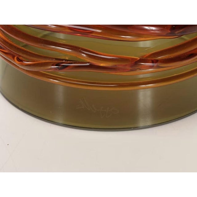 Mid-Century Modern Oggetti Luce “Fili” Mouth-Blown Murano Glass Pendant Lights - Set of Four For Sale - Image 3 of 7
