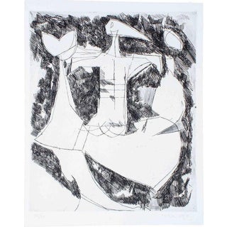 Marino Marini, Composition I Edition of 65, 1950s, Etching For Sale