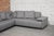 Comfy corner sofa by Patricia Urquiola for Moroso, Italy. Stands on metal legs. Fabric remains with age and usage marks....
