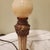 Vintage Hollywood Regency Table Lamp With Alabaster Orb and Bronze Accents For Sale In Portland, OR - Image 6 of 9