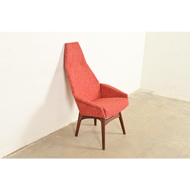 Craft Associates Adrian Pearsall for Craft Associates Mid-Century Modern High Back Lounge Chair, 1960s For Sale - Image 4 of 11