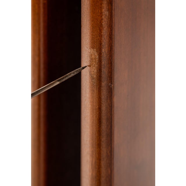 Danish Mid-Century Modern Console Table in Teak W/ Glass Top by Gustav Gaarde for Trekanten, Denmark, C. 1970s For Sale - Image 17 of 18