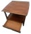 Altavista Lane 1960s Danish Mid Century Modern Lane Side Table, Nightstand, Bottom Drawer and Shelf For Sale - Image 4 of 12