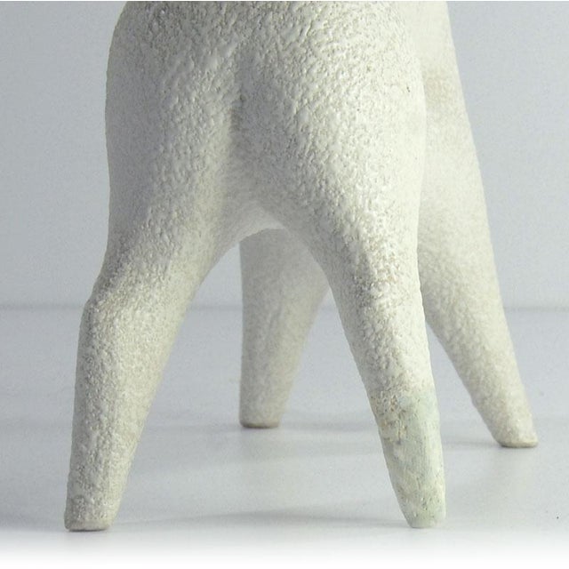 Vintage White Horse Sculpture by Roberto Rigon, 1970s For Sale - Image 9 of 13