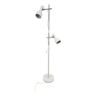 White Floor Lamp, Germany, 1960s For Sale
