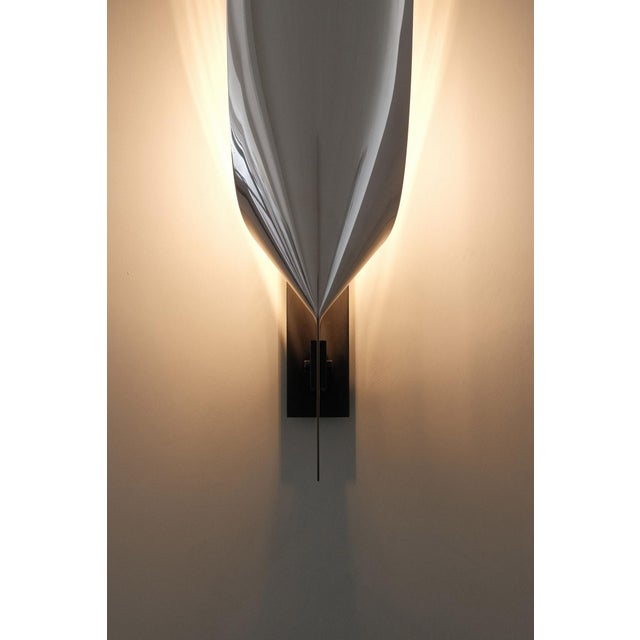 Wall Sconces in the style of Michel Boyer, 1970s, Set of 2 For Sale - Image 10 of 12
