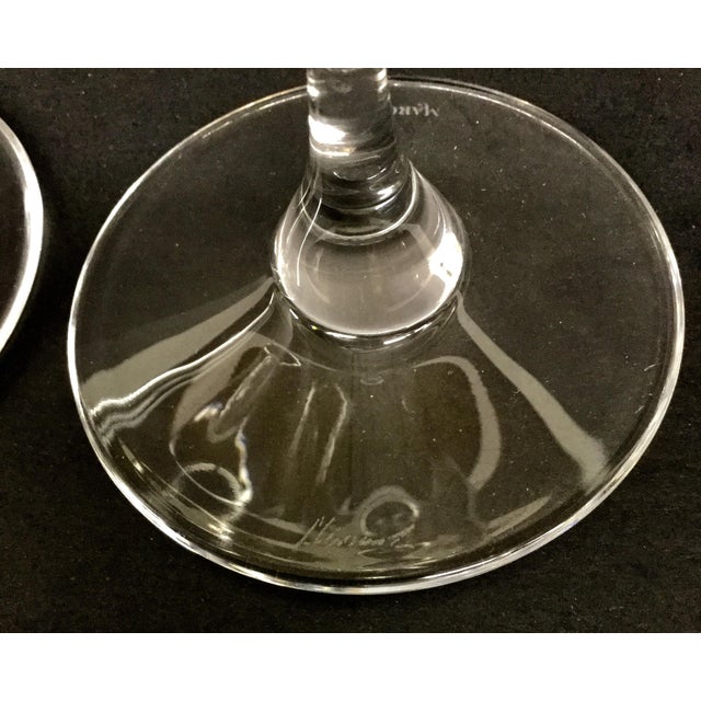 Crystal Tulip Wine Glasses A Pair Chairish