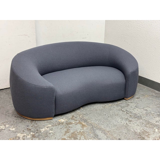 Design Plus Gallery presents a NEW Bespoke Chelsea Sofa. This upholstered sofa has a rounded barrel-style form with a...