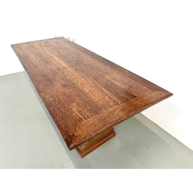 Brutalist Table in Palm Wood, 1950s For Sale - Image 15 of 18