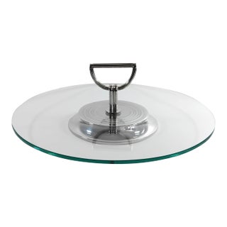 1940s Christofle Art Deco Style Cheese Serving Tray For Sale