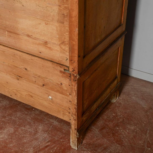 Large Antique Fir Wardrobe For Sale - Image 18 of 18