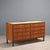 Vintage Chest of Drawers in Mahogany Veneer and Glass, 1960s For Sale - Image 11 of 11