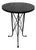 Ethan Allen Finland Burnt Umber Round Accent Table For Sale