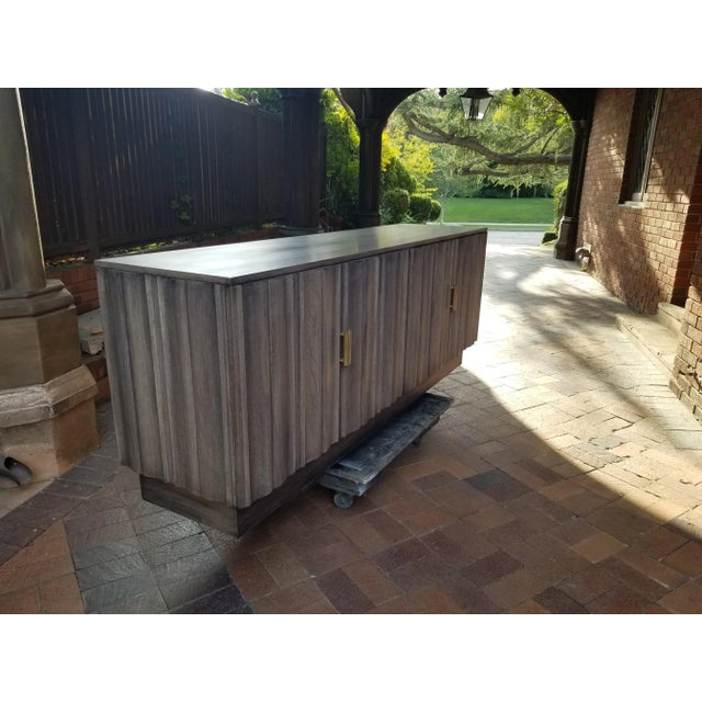 Tommy Parzinger Credenza in Mahogany Wood For Sale - Image 13 of 18