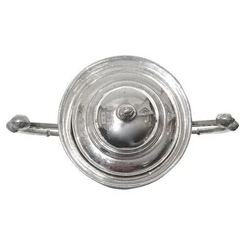 Late 19th Century Antique Edwardian Silver-Plate Sugar Urn For Sale - Image 5 of 10