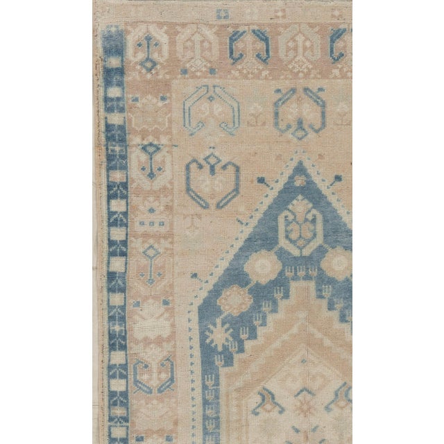 Textile Vintage Turkish Oushak Rug 2'11 X 6'5 For Sale - Image 7 of 8