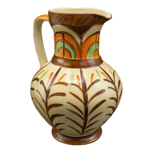 1930s Vintage Art Deco Decorative Pouring Jug