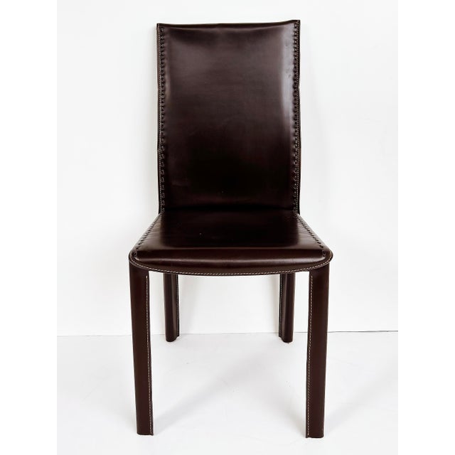 Roche Bobois Expandable Dining Room Table With Six Matching Chairs From a Set For Sale - Image 10 of 18