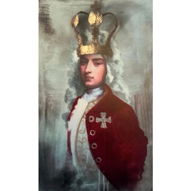Louis St. Lewis "George" Large Original Mixed Media 3d Crown Assemblage Signed For Sale - Image 4 of 11