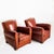 Mid-Century Modern Set of Vintage Club Chairs in Wood and Skay, 1950s For Sale - Image 3 of 17
