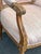 Vintage Louis XVI Carved Wood and Upholstered Arm Chairs - A Pair For Sale - Image 10 of 12