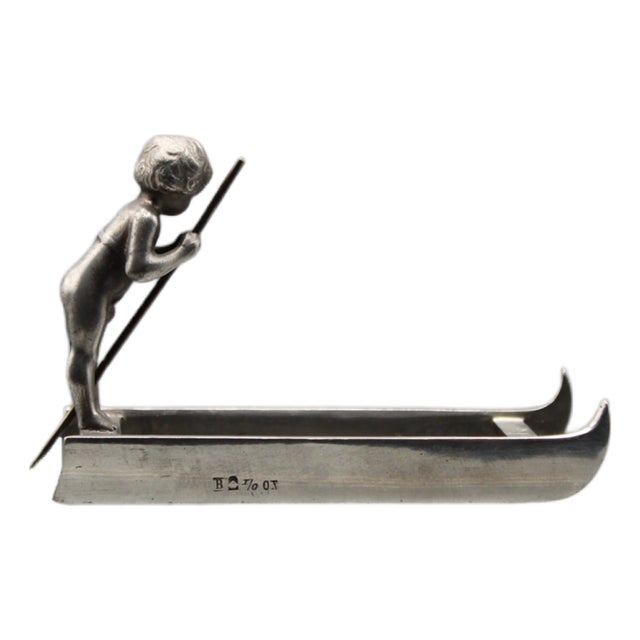 Antique Cherub Salt Cellar from WMF, 1900 For Sale