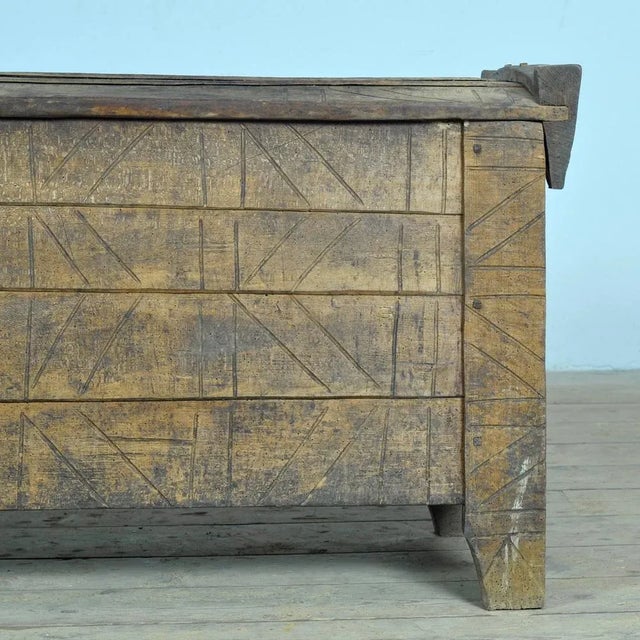 Antique Shepherd's Chest, 1850s For Sale - Image 10 of 15